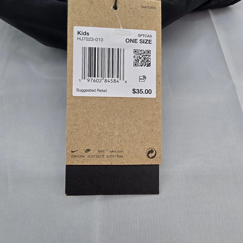 Nike ACG Kids Apex Bucket Hat Black Detachable Neck Flap HJ7023-010 One Size